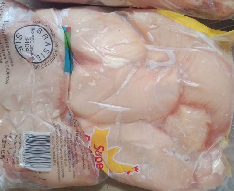Thịt ức gà đông lạnh super frango nhập khẩu - Phúc Đạt Food