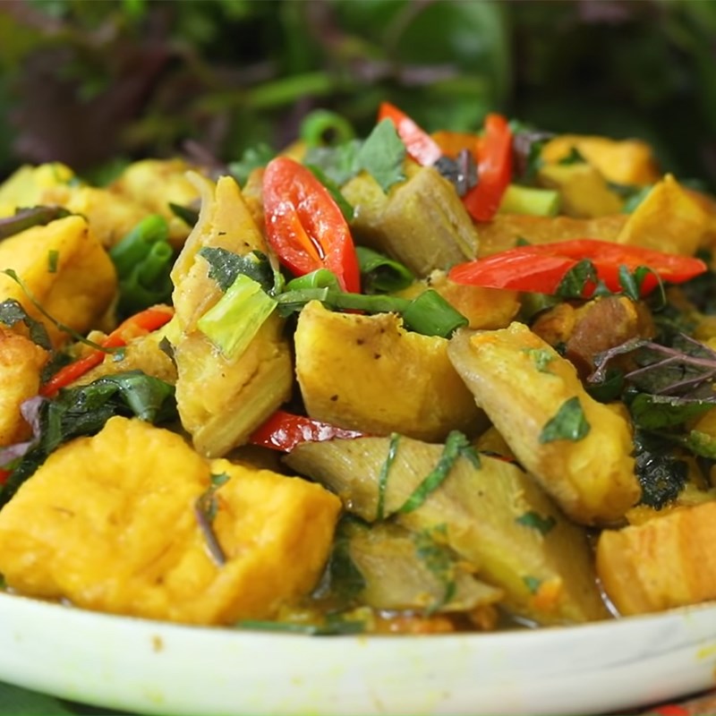 Cách nấu thịt om chuối đậu thơm ngon, dễ làm tại nhà